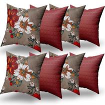 Capas de Almofadas Decorativas 8 Unidades Com Ziper