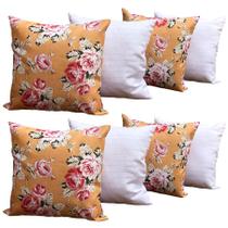 Capas de Almofadas Decorativas 8 Unidades Com Ziper