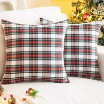 Capas de almofadas decorativas AQOTHES Scottish Tartan 45x45 cm Capas de almofadas decorativas AQOTHES Scottish Tartan 45x45 cm