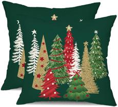 Capas de almofadas decorativas DFXSZ 46x46 cm, conjunto de Natal 2