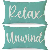 Capas de almofadas decorativas HERHOME 30x50 cm, conjunto de 2