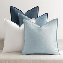 Capas de almofadas decorativas MIULEE, pacote com 4, 46x46 cm, linho Capas de almofadas decorativas MIULEE, pacote com 4, 46x46 cm, linho