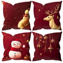 Capas de Almofadas Decorativas Natalina