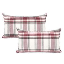 Capas de almofadas decorativas YOUR SMILE 30x50cm de algodão e linho