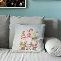Capas de almofadas natal elegante 43 x 43cm Suede Decorativas Natalina Papai Noel Capas de almofadas natal elegante 43 x 43cm Suede Decorativas Natalina Papai Noel