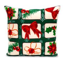 Capas de Almofadas Natalinas 40cm x 40cm Lisas e Estampadas Oxford Natal