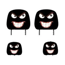 Capas De Apoio De Cabeça Para Halloween 2 Peças Protetores De Apoio De Cabeça Elásticos E