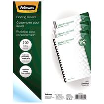 Capas de apresentação encadernadas Fellowes 52089 8mil, pacote com 100