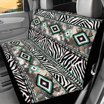Capas de assento de banco de carro WELLFLYHOM Aztec Camo para caminhão SUV