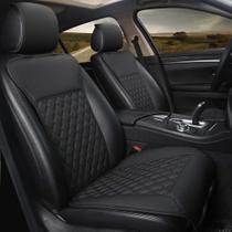 Capas de assento de carro Black Panther Luxury Universal PU Leather