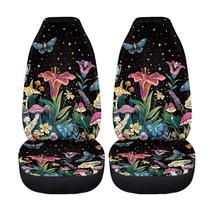 Capas de assento de carro Drydeep in Butterfly Mushroom Design Capas de assento de carro Drydeep in Butterfly Mushroom Design