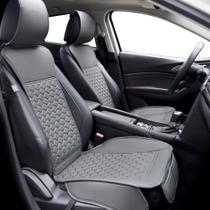 Capas de Assento de Carro Elantrip - Couro Universal Cinza (2 Peças) Capas de Assento de Carro Elantrip - Couro Universal Cinza (2 Peças)
