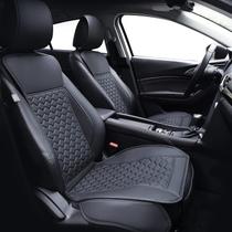 Capas de assento de carro Elantrip Leather Waterproof Universal Black