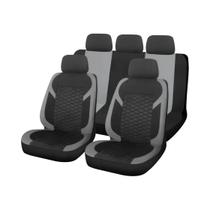 Capas De Assento De Carro Em Malha De Poliéster Universal Com Bordado Em Favo De Mel Para SUVs, Vans