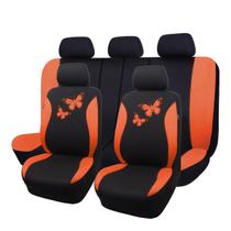 Capas de assento de carro Flying Banner Butterfly Fashion Orange Capas de assento de carro Flying Banner Butterfly Fashion Orange