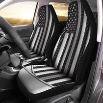 Capas de assento de carro Gearider Silver American Flag Design Capas de assento de carro Gearider Silver American Flag Design