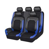Capas De Assento De Carro Universais Em Couro Artificial Para 5 Lugares, Costura Em PVC Com Arco Capas De Assento De Carro Universais Em Couro Artificial Para 5 Lugares, Costura Em PVC Com Arco