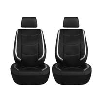 Capas de Assento de Carro Universais em Couro com PVC - Proteção para o Interior (3 Peças)
