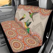 Capas de assento de carro WELLFLYHOM Hummingbird para mulheres, ajuste universal
