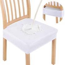 Capas de assento impermeáveis para cadeiras de sala de jantar, conjunto de 8