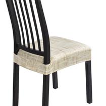 Capas de assento para cadeiras de jantar SearChi Stretch, conjunto de 4 bege Capas de assento para cadeiras de jantar SearChi Stretch, conjunto de 4 bege