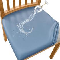 Capas de assento SearChi Cadeiras de jantar impermeáveis de couro PU, pacote com 6