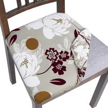 Capas de assento SearchI Stretch Floral Pattern, conjunto de 4