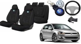 Capas de Bancos Exclusivas Golf 2013-2022 + Volante e Chaveiro VW Capas de Bancos Exclusivas Golf 2013-2022 + Volante e Chaveiro VW
