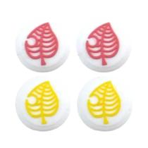 Capas de Borracha para Joystick Animal Crossing - 4 Peças para Nintendo Switch e Joy-Con