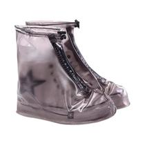 Capas De Bota De Chuva Unissex Impermeáveis De Silicone Antiderrapantes Para Cano Médio,