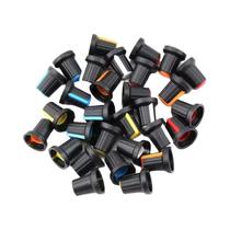 Capas De Botão De Potenciômetro 15X17mm 30PCS Com Núcleo De Cobre E Furo De Eixo De 6mm Para