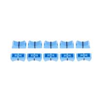 Capas De Botão Deslizante De Plástico Vermelho, Amarelo, Azul, Cinza E Preto, 10 Peças, Sensíveis Ao