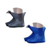 Capas De Botas De Chuva De Borracha Impermeáveis E Antiderrapantes Com Sola De PVC E Silicone Para