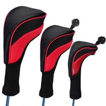 Capas de cabeça de golfe LONGCHAO Red/Black Driver 1 3 4 5 7 X