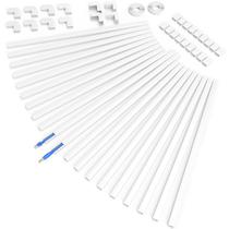 Capas de cabo Cable Hider Delamu 8m para fios na parede branca