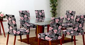 Capas De Cadeira 06 Lugares Floral Capas De Cadeira 06 Lugares Floral