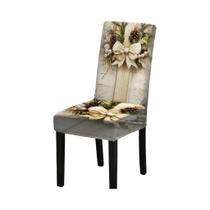 Capas De Cadeira De Jantar Estilo Vintage Para Natal 4/6PCS Laváveis Na Máquina Decoração De Feriado Capas De Cadeira De Jantar Estilo Vintage Para Natal 4/6PCS Laváveis Na Máquina Decoração De Feriado