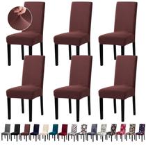 Capas de cadeira Fafua Stretch Kitchen & Dining Room, conjunto de 6