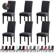 Capas de cadeira Fafua Stretch Kitchen & Dining Room, conjunto de 6