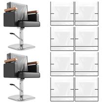 Capas de cadeira Hoolerry Square Salon Clear Plastic 50x40cm