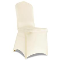 Capas de cadeira LGJIAOJIAO Ivory Stretch Poliéster Spandex x100 Capas de cadeira LGJIAOJIAO Ivory Stretch Poliéster Spandex x100
