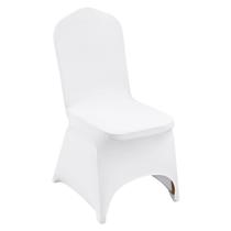 Capas de cadeira VEVOR, poliéster branco, elastano, 100 unidades