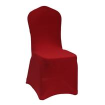 Capas de cadeira WELMATCH Red Stretch Spandex, 10 peças para banquetes