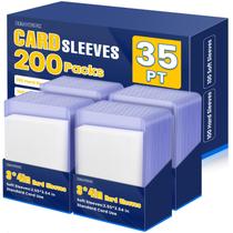 Capas de cartas ZENOWICK 200 unidades para cartas de beisebol e futebol