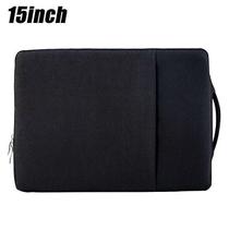 Capas de computador peles preto-15 polegadas manga capa capa bolsa tablet notebook laptop bolsa de transporte para 11 13 15 pc Capas de computador peles preto-15 polegadas manga capa capa bolsa tablet notebook laptop bolsa de transporte para 11 13 15 pc