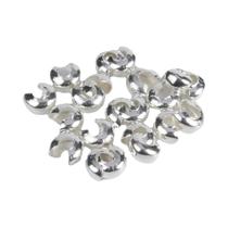 Capas De Crimpagem Abertas De 3, 4 E 5mm, 100 Peças, Acessórios Para Fazer Joias DIY, Espaçadores E