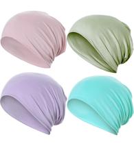 Capas de dormir Beanie JarseHera Cotton Slouchy Chemo Headwear x4