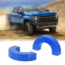 Capas de engate de trailer BESTZHEYU 2 peças Blue Fit 2007-2024 Chevy Silverado 1500