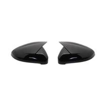 Capas De Espelho Lateral Pretas Para Audi A4 A5 B9 S4 S5 RS5 Allroad Quattro Estilo ABT 2 Peças Capas De Espelho Lateral Pretas Para Audi A4 A5 B9 S4 S5 RS5 Allroad Quattro Estilo ABT 2 Peças