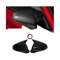 Capas De Espelho Retrovisor Pretas Brilhantes Para Seat Leon Cupra Formentor 2020-2024 Capas De Espelho Retrovisor Pretas Brilhantes Para Seat Leon Cupra Formentor 2020-2024